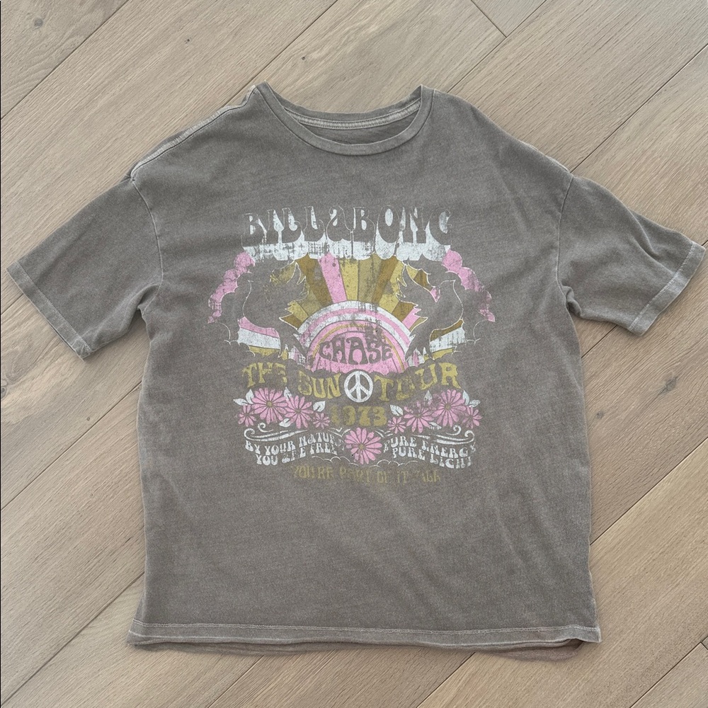 Billabong Army Green Tee Small